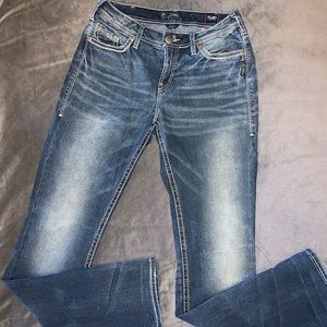 Silver jeans